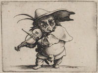 KG 10809
<br/>
Vioolspeler ("Gebochelden")
<br/>
<em>Callot, Jacques (1592 - 1635)</em>